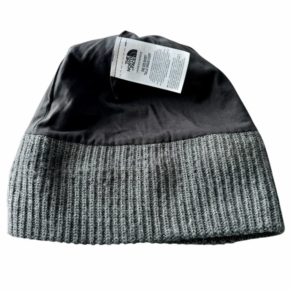 The North Face Salty Dog Lined Beanie Hat Gray Unisex Cozy Winter Cap